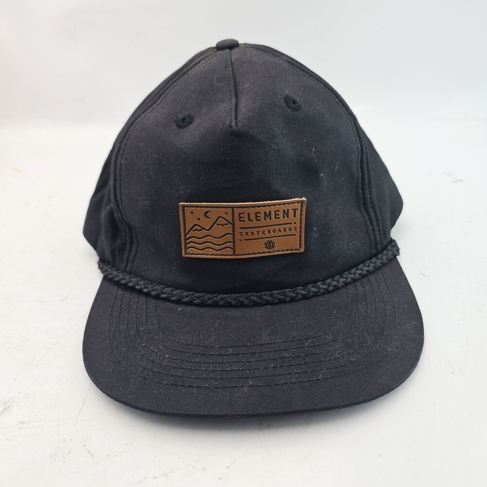 Element Skateboard Baseball Cap Corded Leather Patch